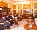 Kryeparlamentari Krasniqi priti e ministrin e Financave t&euml; Turqis&euml;, Mehmet Simsek